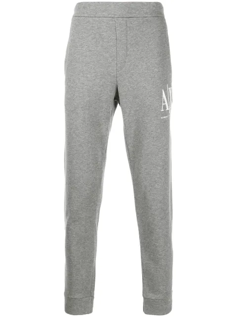 Armani Exchange logo embroidered track pants Grey 8NZPPAZJ1ZZ