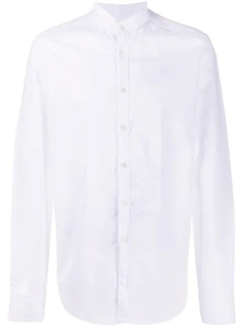 Dell'oglio plain buttoned shirt White BAGU2B7UR50407N152574