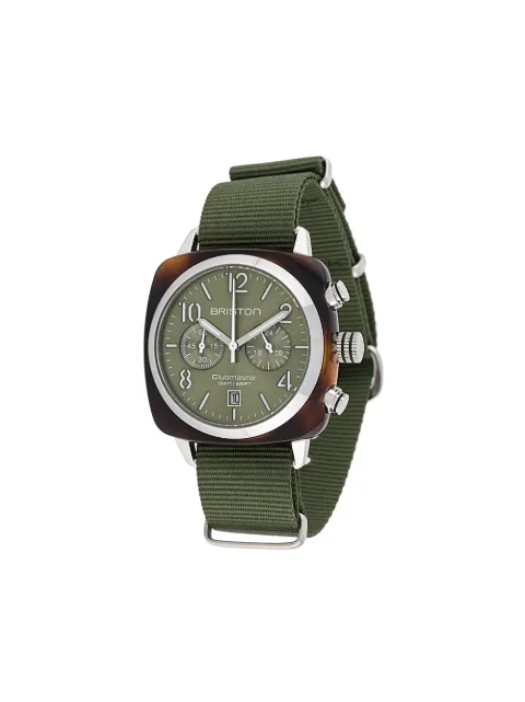 Briston Clubmaster Classic Chrono 40mm Green 19140SAT26NOL