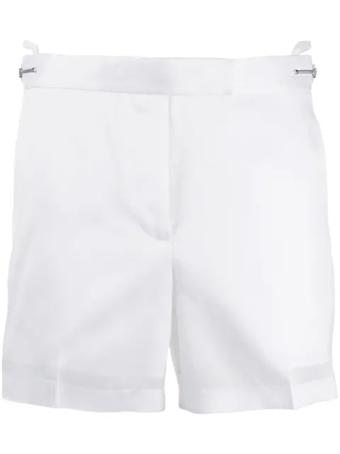 Helmut Lang high waist satin shorts White K01HW204