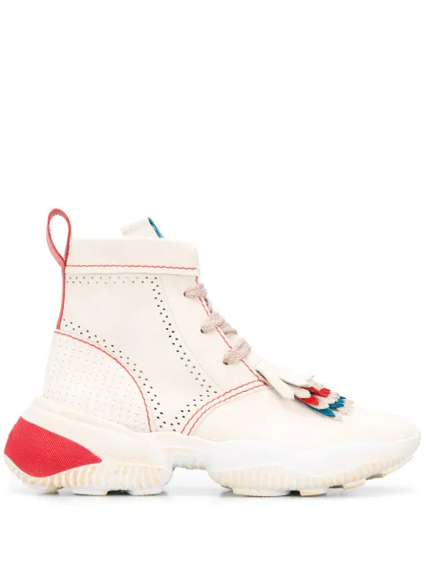 Hogan Interaction hi-tops Neutrals GYW5250CY30O1AT02U