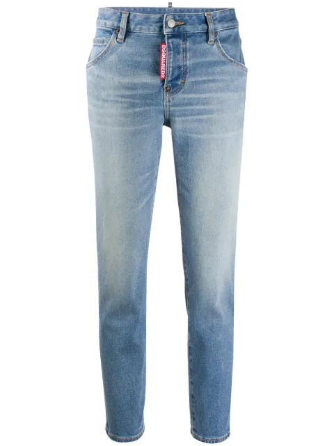 DSQUARED2 cropped skinny jeans Blue S75LB0324S30662