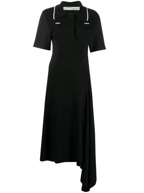 Off-White polo shirt dress Black OWDB215R20H210871001