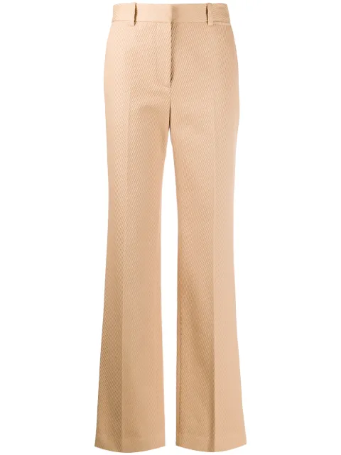 Victoria Beckham high-waisted tailored trousers Neutrals 1220WTR001203B