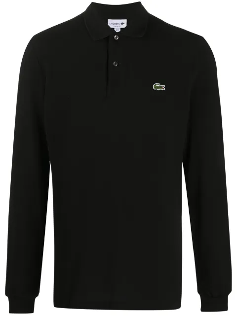 Lacoste long-sleeve polo shirt Black L1312