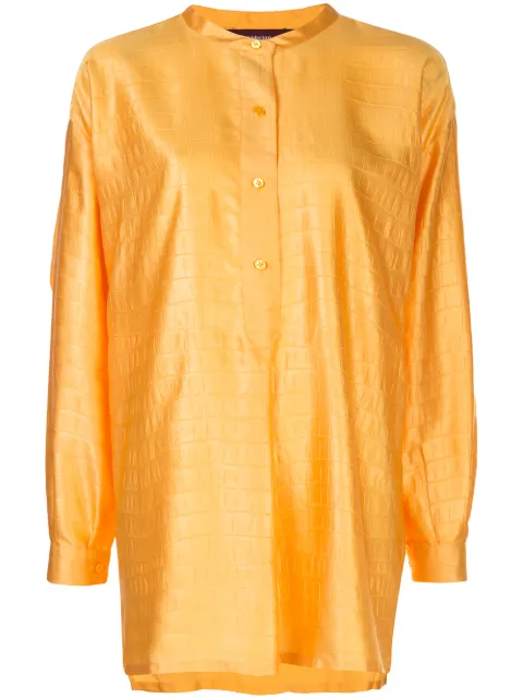 Sies Marjan textured satin shirt Orange 16IA3108ANTARES8