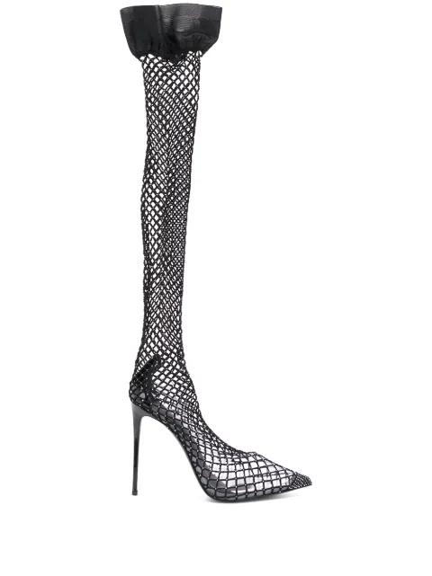 Le Silla Gilda over-the-knee boots Black 2112Q100R1PPCAY