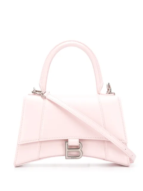 Balenciaga small Hourglass tote bag Pink 5935461QJ4Y