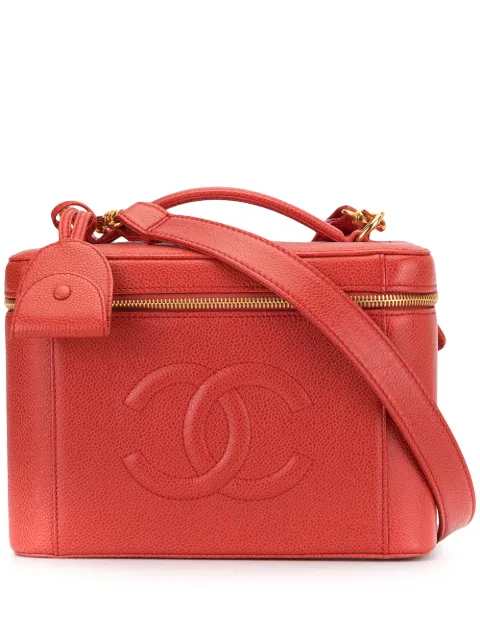 CHANEL Pre-Owned 1998 CC vanity case Red 5328503
