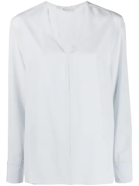 Stella McCartney V-neck blouse Blue 600348SY206