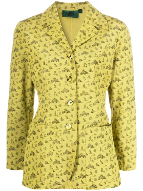 Jean Paul Gaultier Pre-Owned 1991 Junior print jacket Yellow JPG2187
