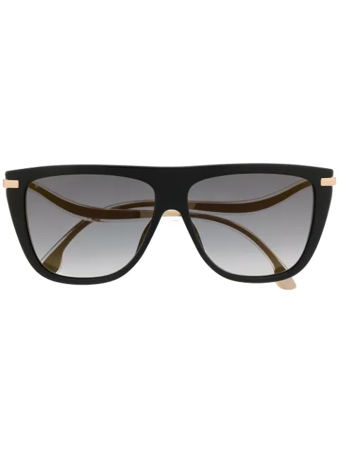 Jimmy Choo Eyewear Suvis oversized frame sunglasses Black SUVIS