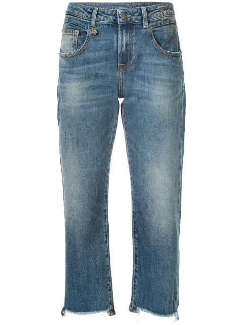 R13 cropped straight-leg jeans Blue R13W0091143A
