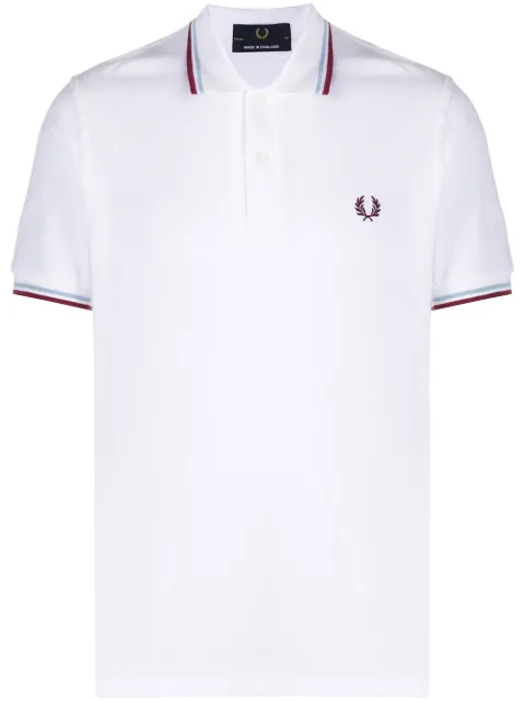 Fred Perry logo polo shirt White M12P120
