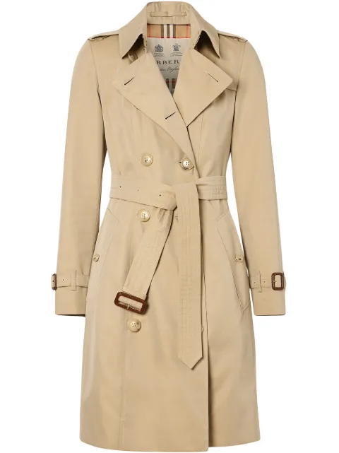 Burberry Chelsea Heritage double-breasted trench coat Neutrals 8027993