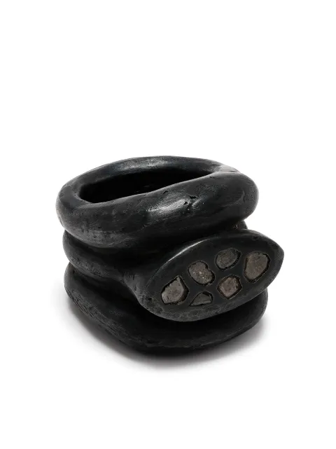 Parts of Four Stack ring Black E15018