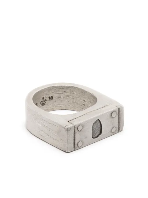 Parts of Four Plate Single ring Silver 161413
