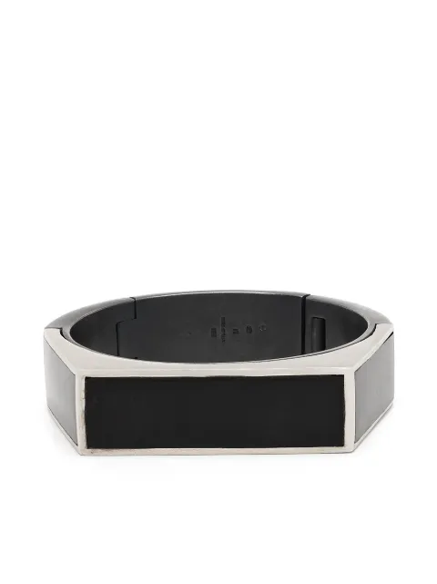 Parts of Four oversized two-tone bracelet Black 8072KAMAJET