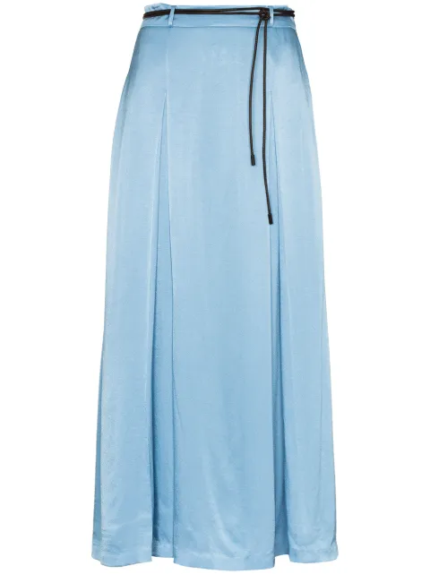 Rejina Pyo Malia pleated midi skirt Blue D169
