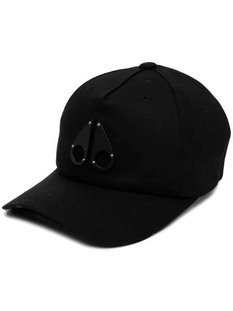Moose Knuckles logo-plaque baseball cap Black M31MA5340