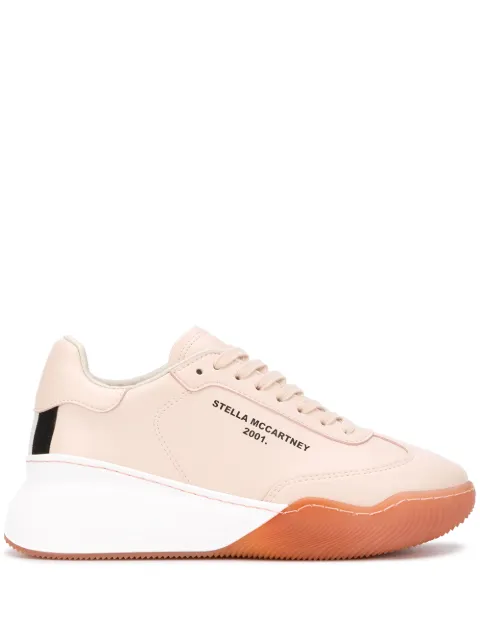 Stella McCartney Loop lace-up sneakers Neutrals 800146N0072