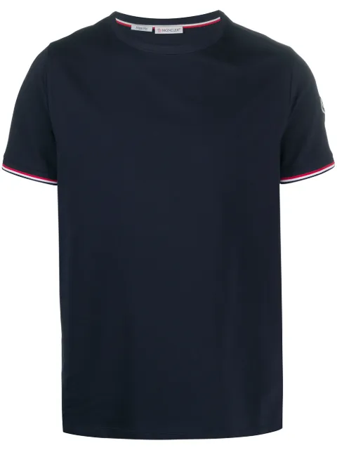 Moncler stretch-cotton T-shirt Blue L10918C7160087296