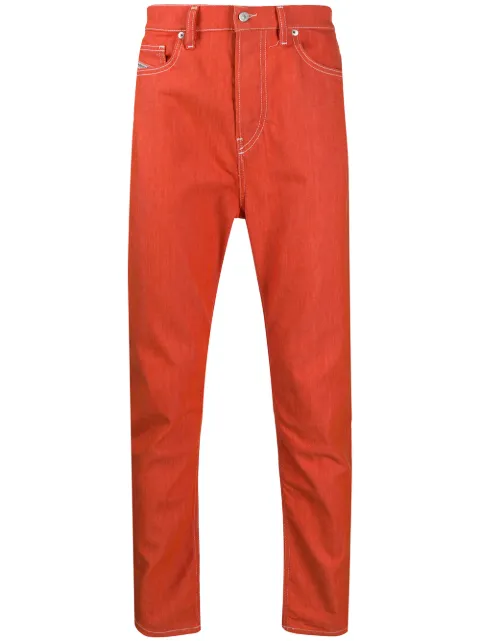 Diesel mid-rise slim fit jeans Orange 00SSQ3069MQ