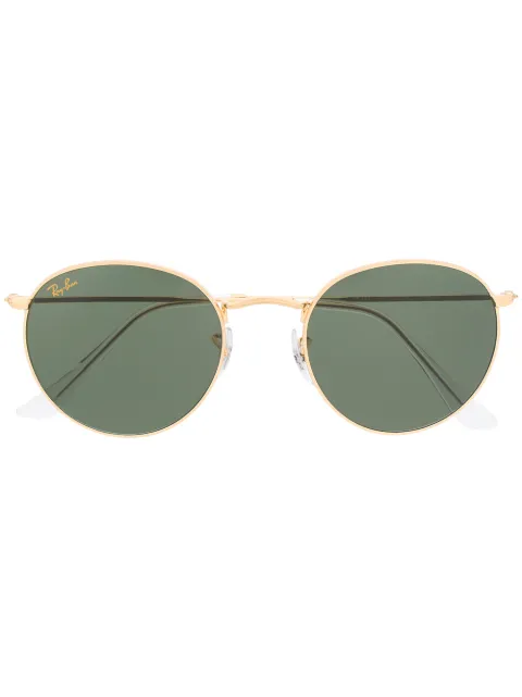 Ray-Ban two-tone round-frame sunglasses Gold RB3447919631