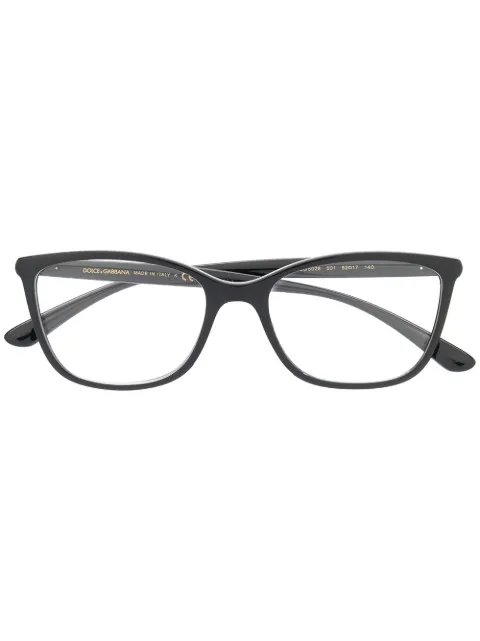 Dolce & Gabbana Eyewear DG5026 rectangular-frame glasses Black DG5026