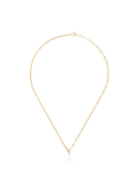 Yvonne Léon 18kt yellow gold pear diamond necklace Gold COLLSOLITAIREPOIRGMOJ