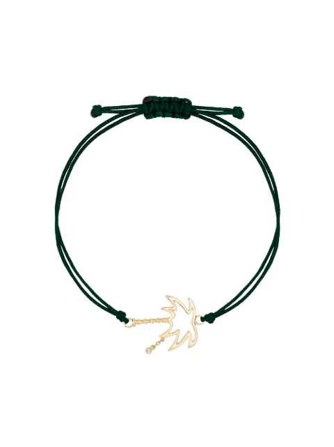 Yvonne Léon 9kt yellow gold diamond bracelet Gold BRACFILPALMVERTOJ