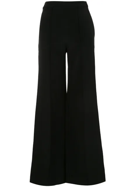 Macgraw Peacock wide-leg trousers Black AV013BK