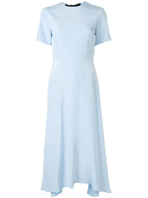 Macgraw tie back midi dress Blue AV010BL