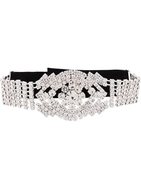 Manokhi rhinestone choker necklace Black SS20MANO248CHOKER