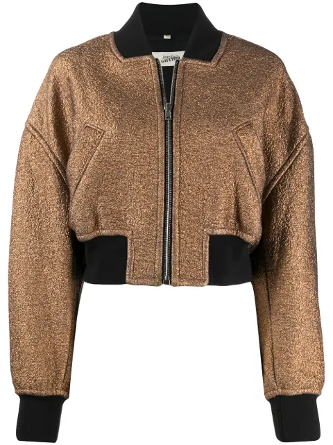 Jean Paul Gaultier Pre-Owned 2000s golden bomber jacket Gold JPG2181
