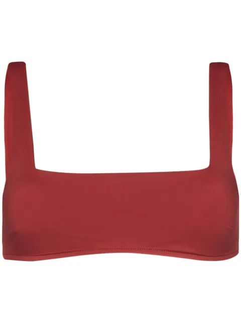 BONDI BORN Aria bikini top Red 6NCB224W