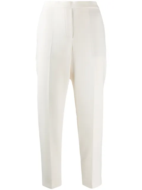 Theory straight-leg cropped trousers Neutrals K0109203