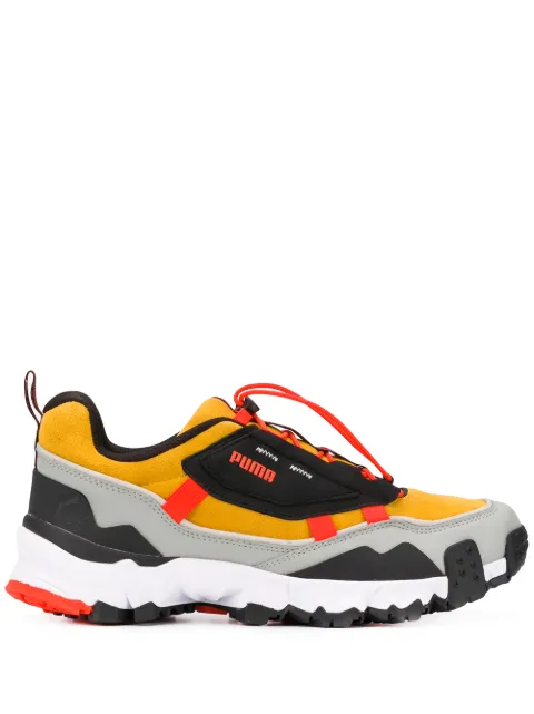 PUMA Trailfox colour-block sneakers Yellow 37147502