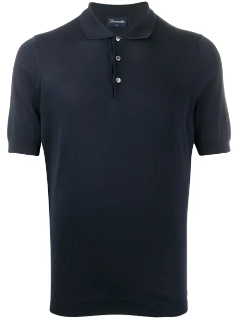 Drumohr short-sleeve polo shirt Blue D0GN202