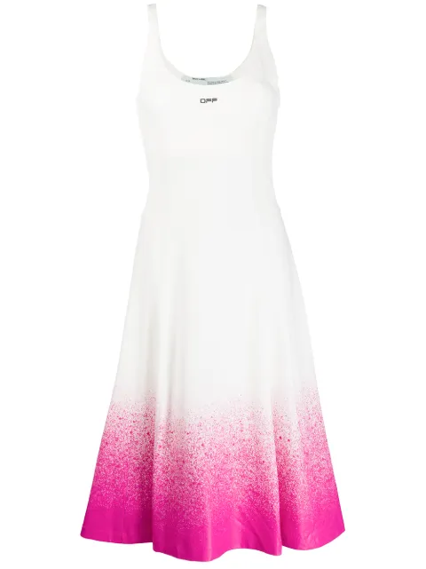 Off-White Degrade jersey dress White OWDB213R20H210960128