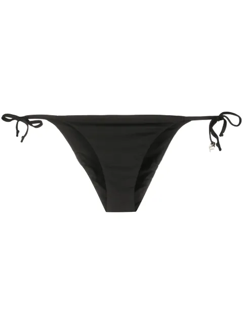 Fisico side tie bikini bottom Black CS13M0