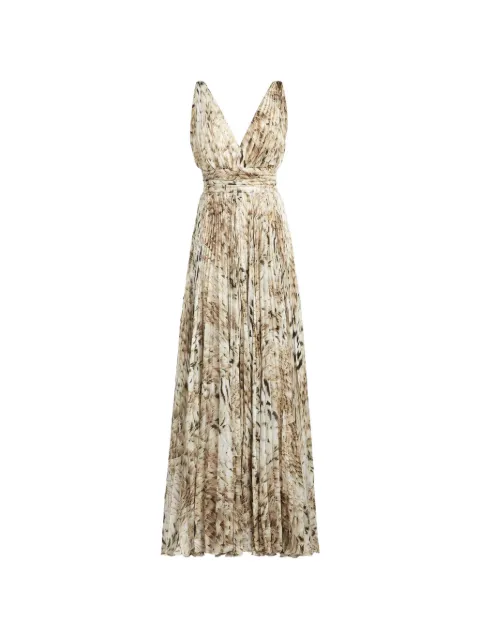 Roberto Cavalli printed maxi dress Neutrals LQT148CTZ35