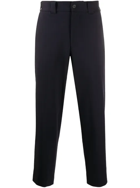 Harris Wharf London cropped tapered leg trousers Blue C3006PXL