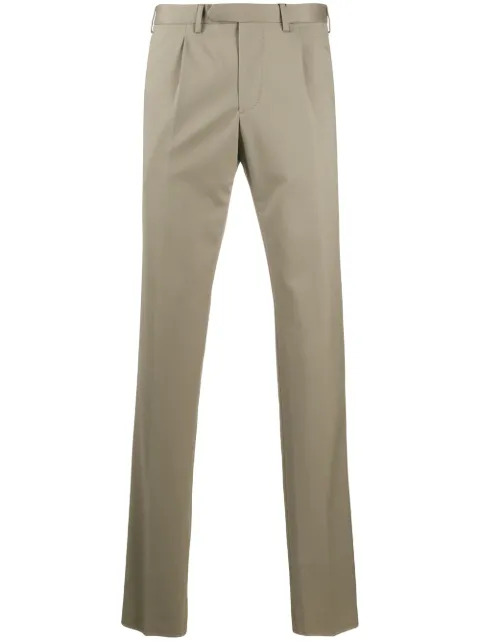 Dell'oglio slim-fit tailored trousers Neutrals 945T450817155495