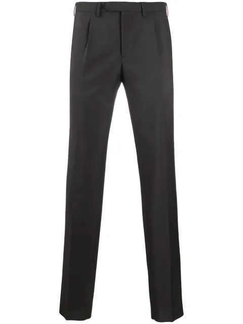 Dell'oglio tapered-leg tailored trousers Brown 945T2229