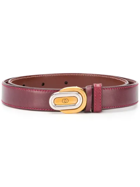 Gucci Pre-Owned GG buckle belt Purple DPGMGUCCBEL2