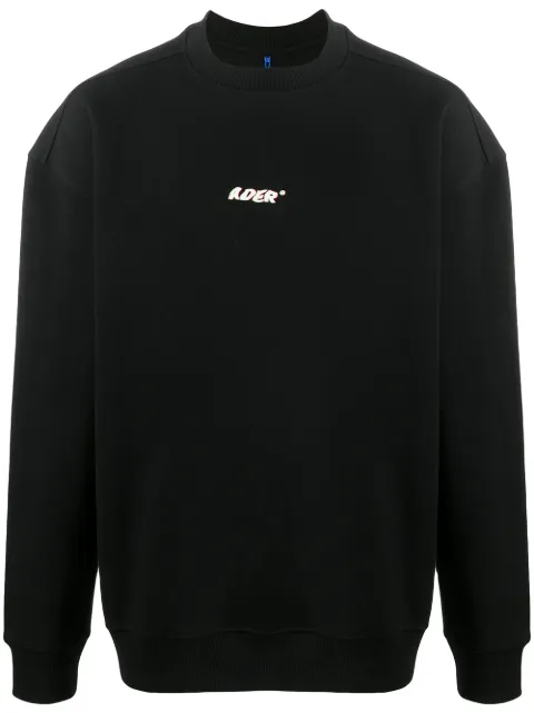 Ader Error logo print sweatshirt Black 20ASSTO35BK1
