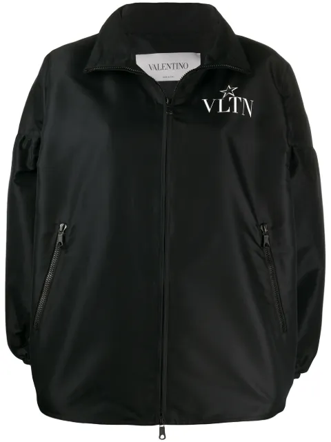Valentino Garavani logo print bomber jacket Black BCJ1G54HH