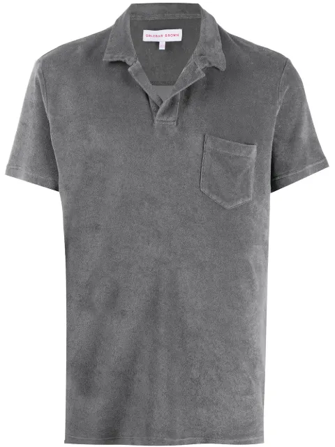 Orlebar Brown short-sleeve polo shirt Grey 271672