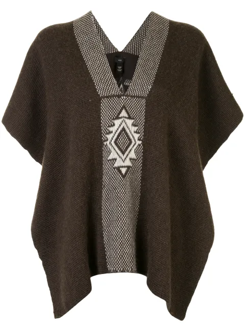 VOZ Manta Estrella knitted top Brown 68770387